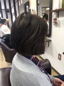 阿南市　羽ノ浦　美容室　アーティ　くせ毛　ボブ　簡単スタイル　６０代