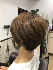 阿南市　羽ノ浦　美容室　アーティ　お手入れ簡単　ショートスタイル　40代ヘアスタイル