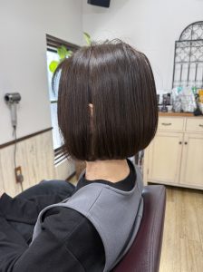 阿南市　羽ノ浦　美容室　アーティ　お手入れ簡単ボブ　