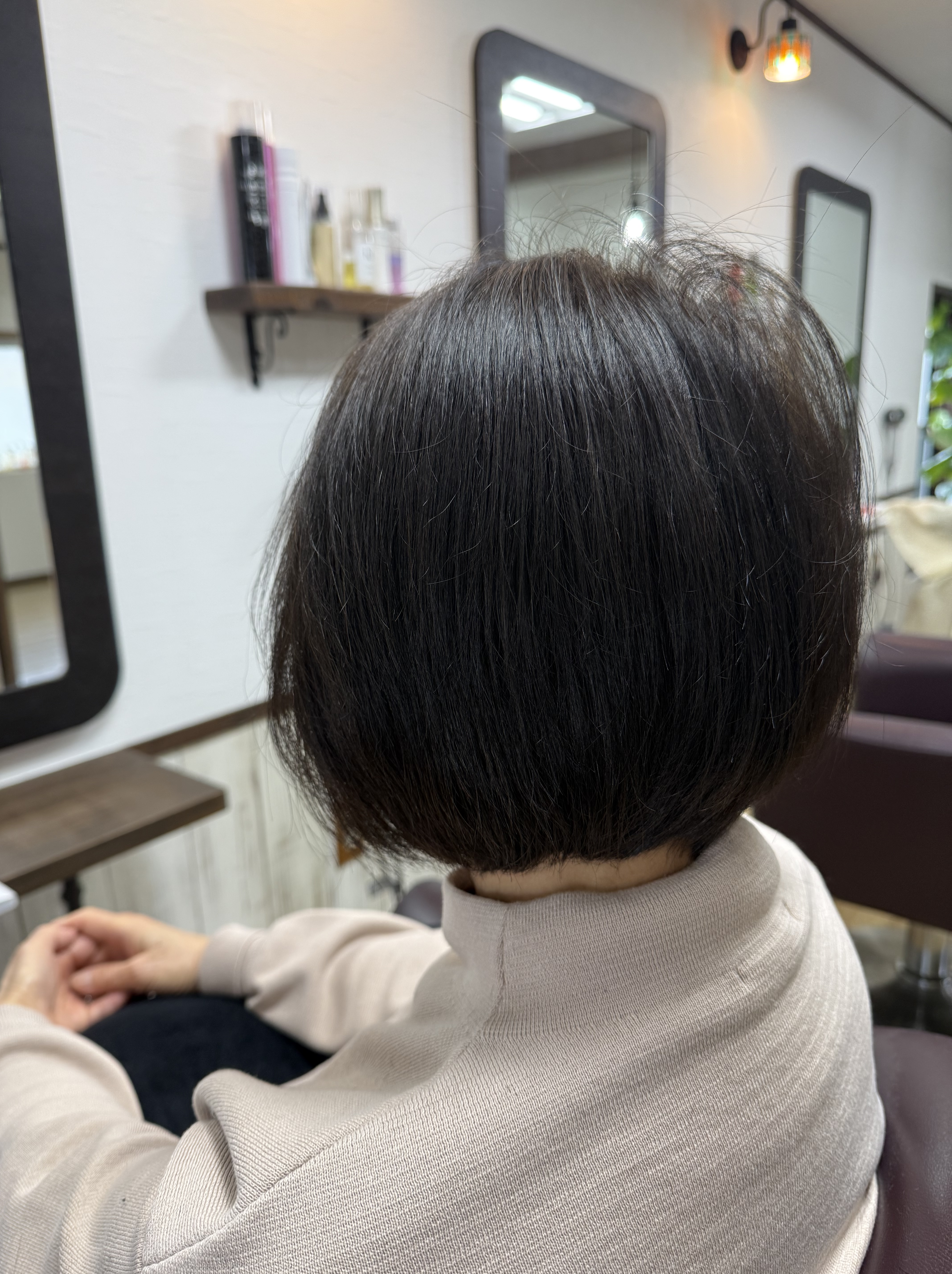 お手入れ簡単ボブ　阿南市　羽ノ浦　美容室　アーティ