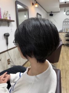 阿南市　羽ノ浦　美容室　アーティ　お手入れ簡単ショートカット　理想の髪型