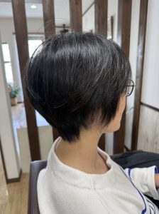 阿南市　羽ノ浦　美容室　アーティ　お手入れ簡単ショートカット　理想の髪型