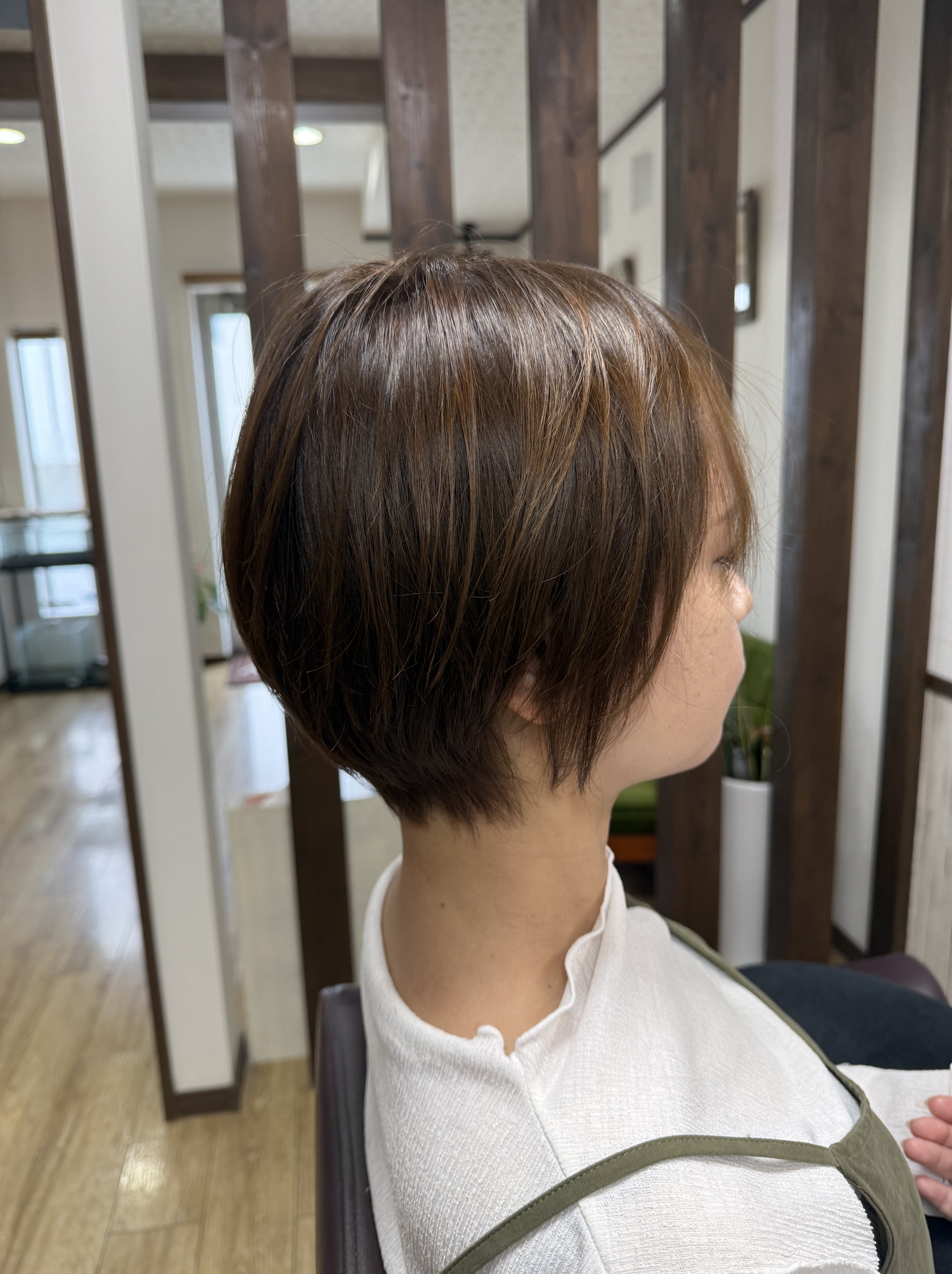 お手入れ簡単ショートカット　阿南市　羽ノ浦　美容室　アーティ