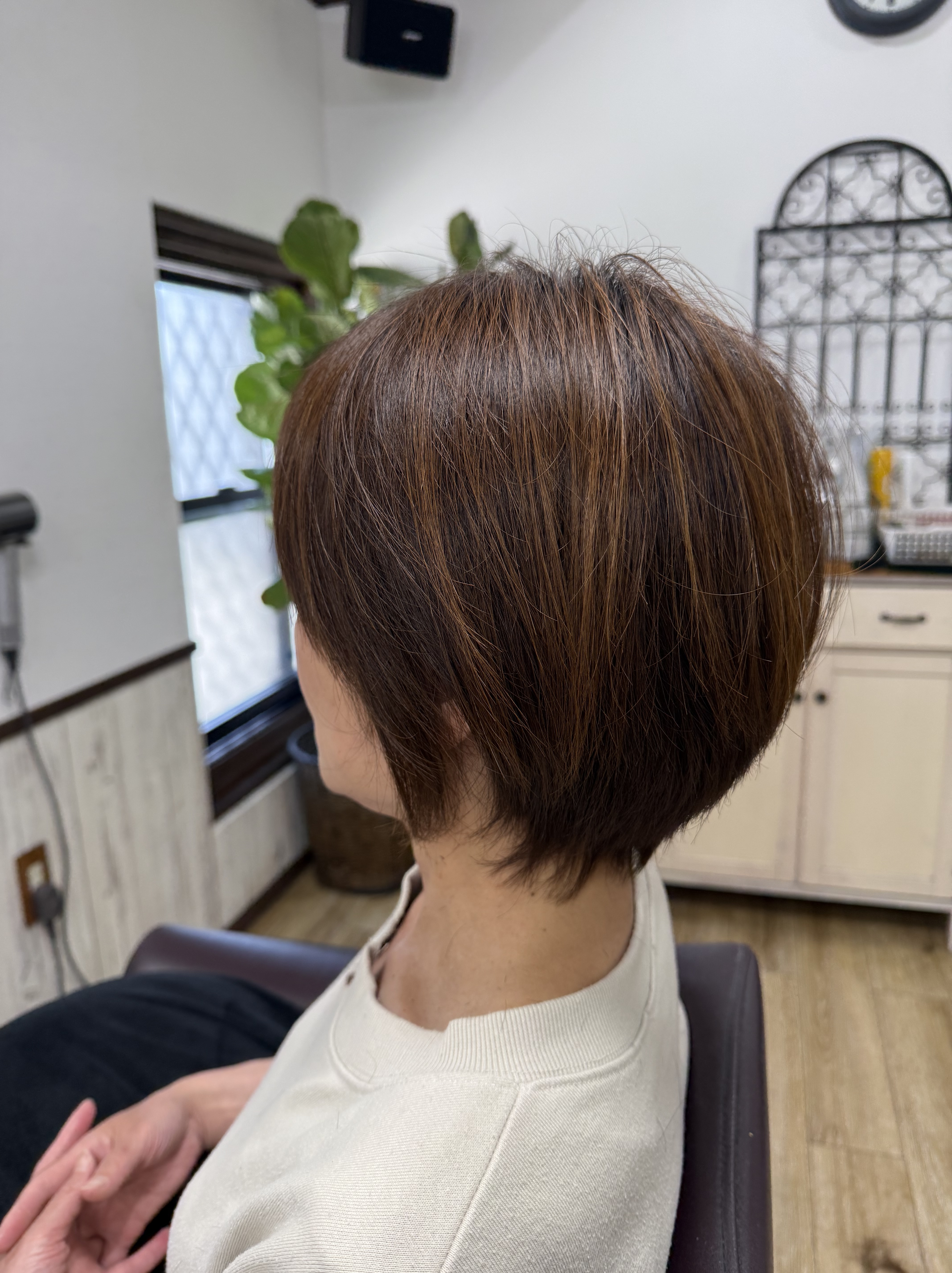 お手入れ簡単ショートカット　阿南市　羽ノ浦　美容室　アーティ