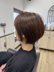 阿南市　羽ノ浦　美容室　アーティ　お手入れ簡単ショートカット