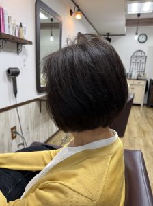 阿南市 羽ノ浦 美容室 アーティ お手入れ簡単ショートカット 乾かすだけでまとまる