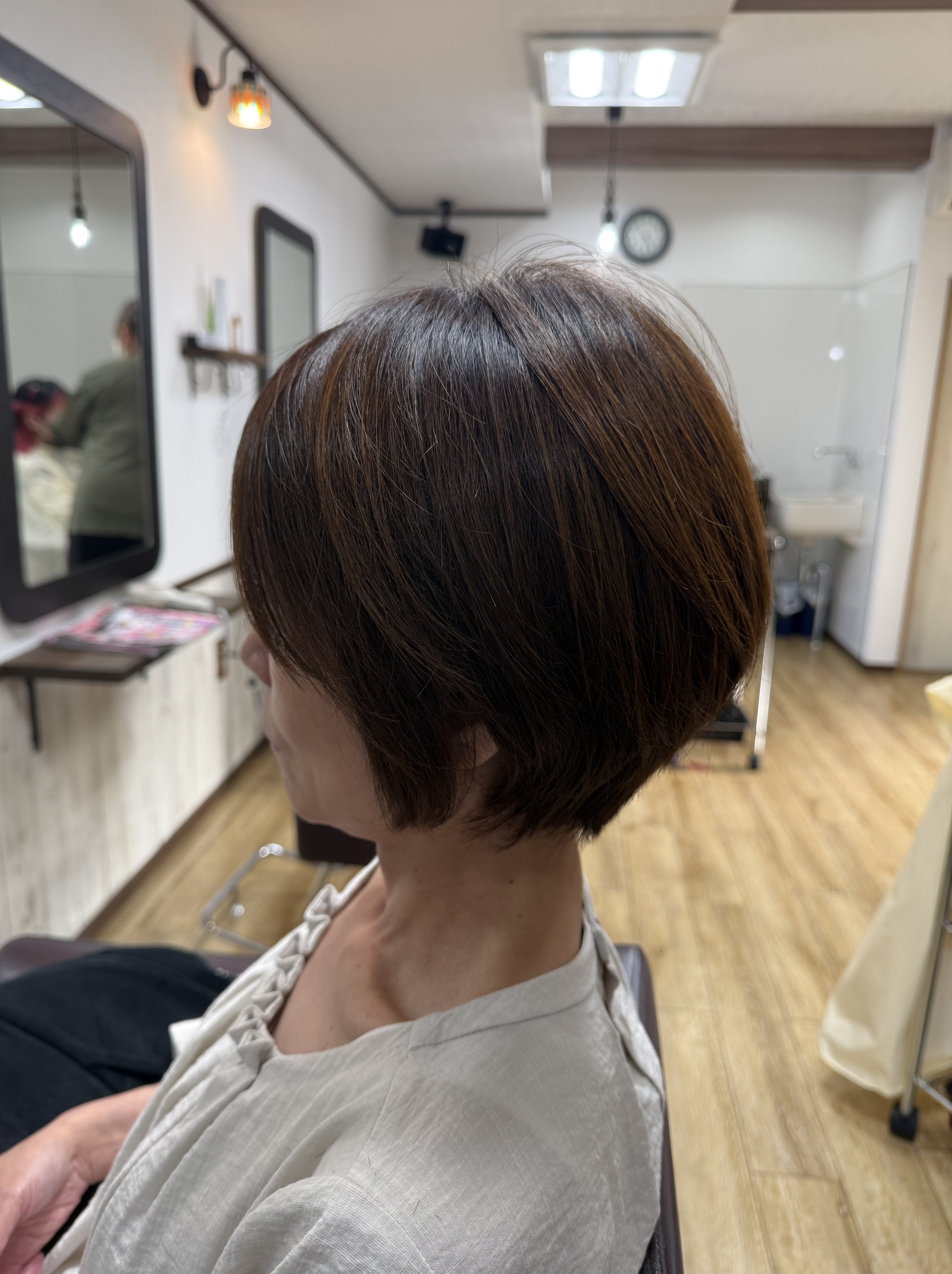 トップに自然なボリュームを　阿南市　羽ノ浦　美容室　アーティ