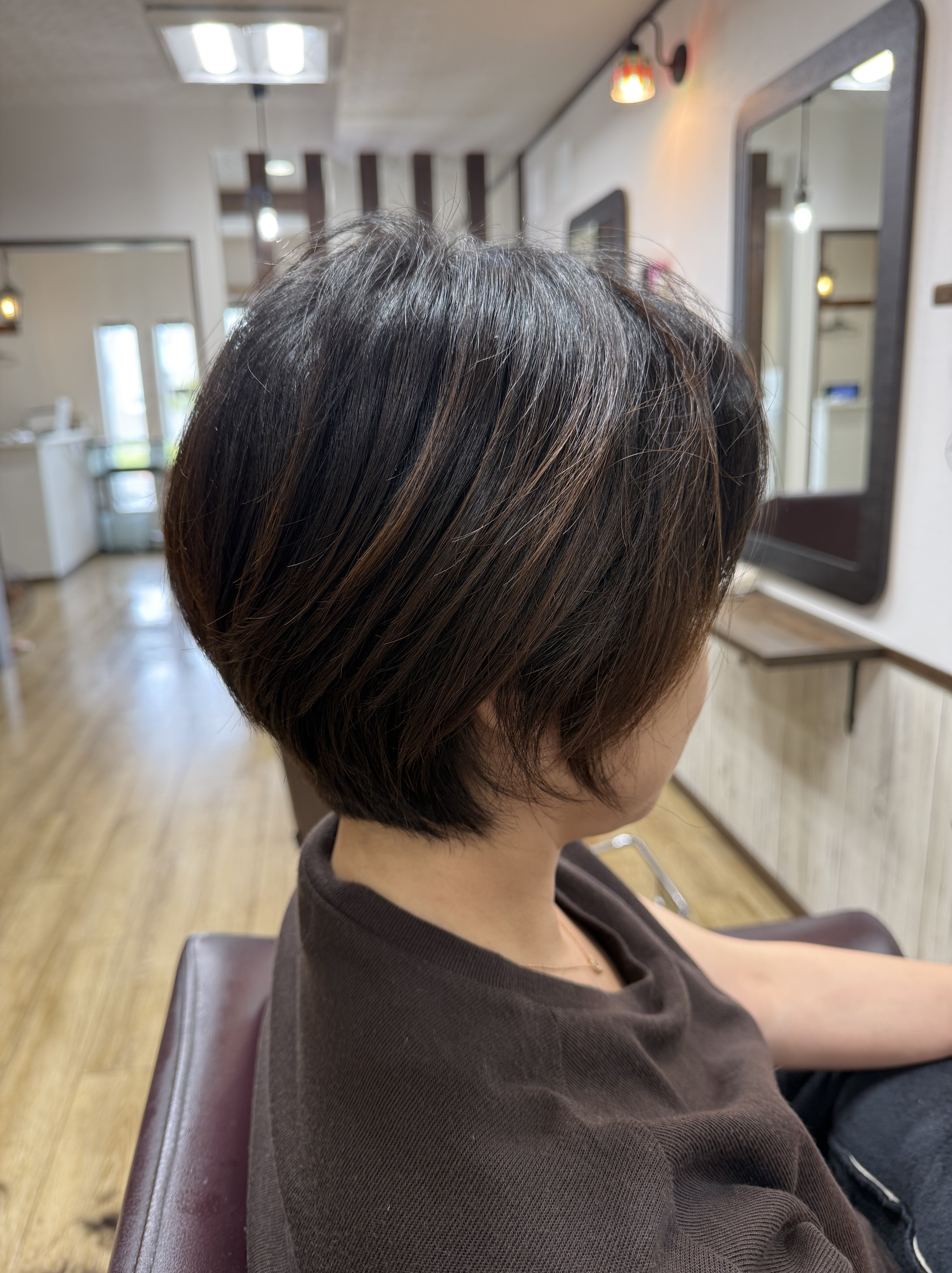 お手入れ簡単ショートカット　阿南市　羽ノ浦　美容室　アーティ