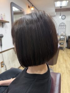 阿南市 羽ノ浦 美容室 アーティ お手入れ簡単 ボブ 乾かすだけでまとまる