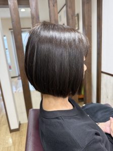 阿南市 羽ノ浦 美容室 アーティ お手入れ簡単 ボブ 乾かすだけでまとまる