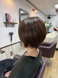 阿南市 羽ノ浦 美容室 アーティ お手入れ簡単ショートカット