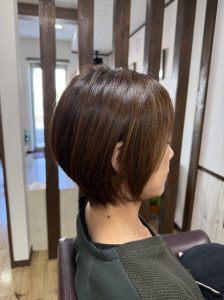 阿南市 羽ノ浦 美容室 アーティ お手入れ簡単ショートカット